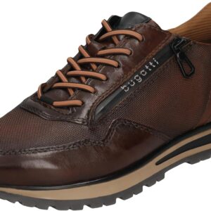 bugatti Men's Business Shoes, Men's Lace-Up, Interchangeable Footbed