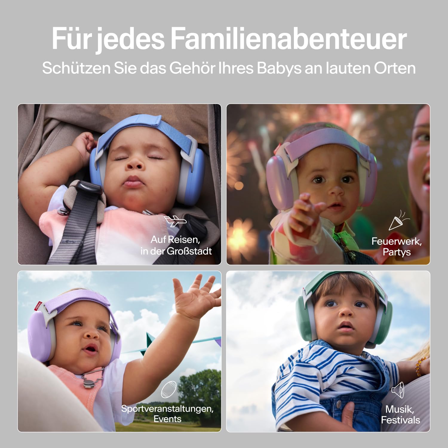 Alpine Muffy Baby Comfort Hearing Protection Headphones 24 dB up to 5 Years – Bild 8