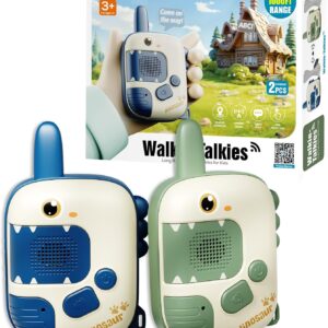 DQMOON Walkie Talkie Children, Toy from 3 4 5 6 7 8 Years Dinosaur Toy Gifts Boy 3-10 Years Outdoor Games for Children Walki Talki Children's Toy Christmas Gift Ideas Toys