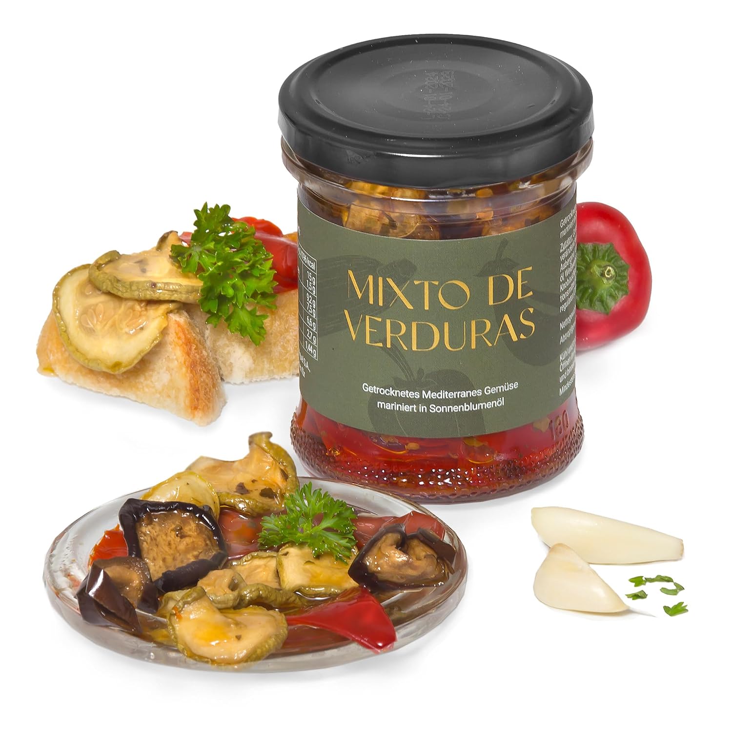 jamon.de So Tastes of the South Vegan Gift Box with Antipasti and Olive Oil – Bild 4