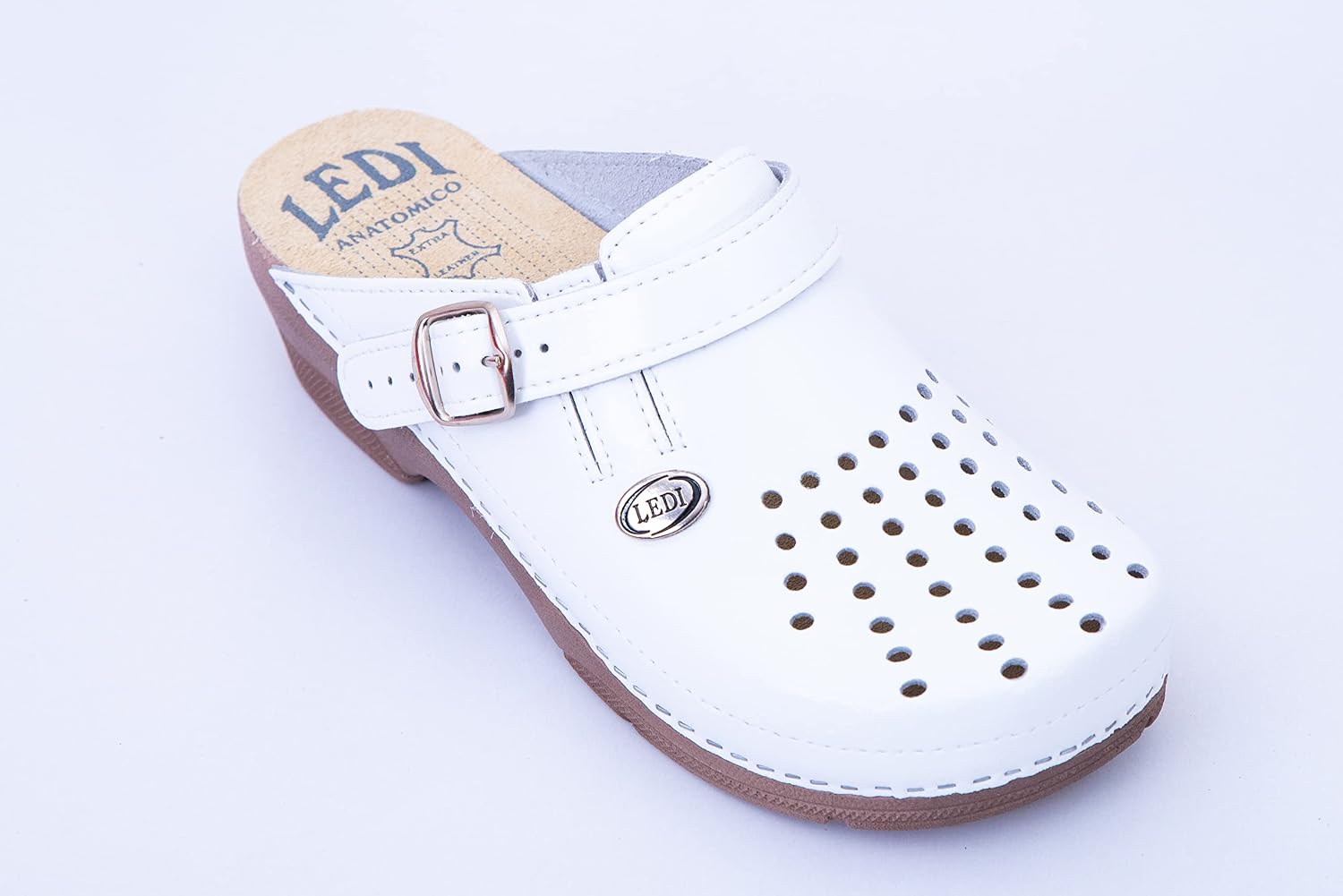 Ledi Anatomic 552 Leather Shoes Clog Mules Comfort Shoes Slippers Women – Bild 2