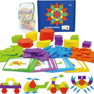 Montessori Toy 3 4 5 6 Years, Tangram, Educational Games from 3 Years, Montessori Toy from 3 Years, Gift 3-6 Years Children Boy Girl
