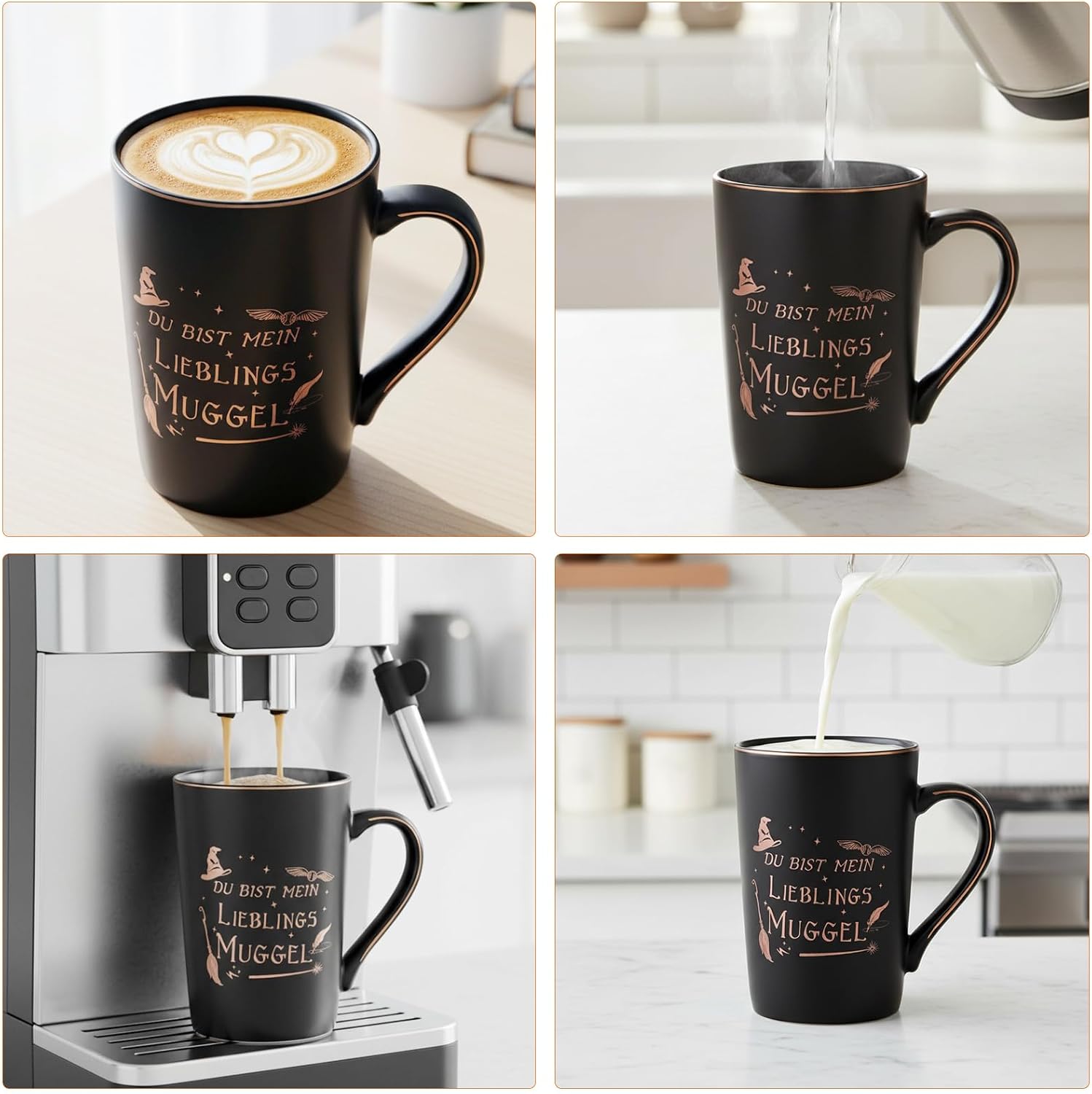 Funny Gift Mug with Saying, Coffee Cup Gift, Christmas Gifts, Ceramic Mug, Soup Spoon with Gift Box – Bild 6
