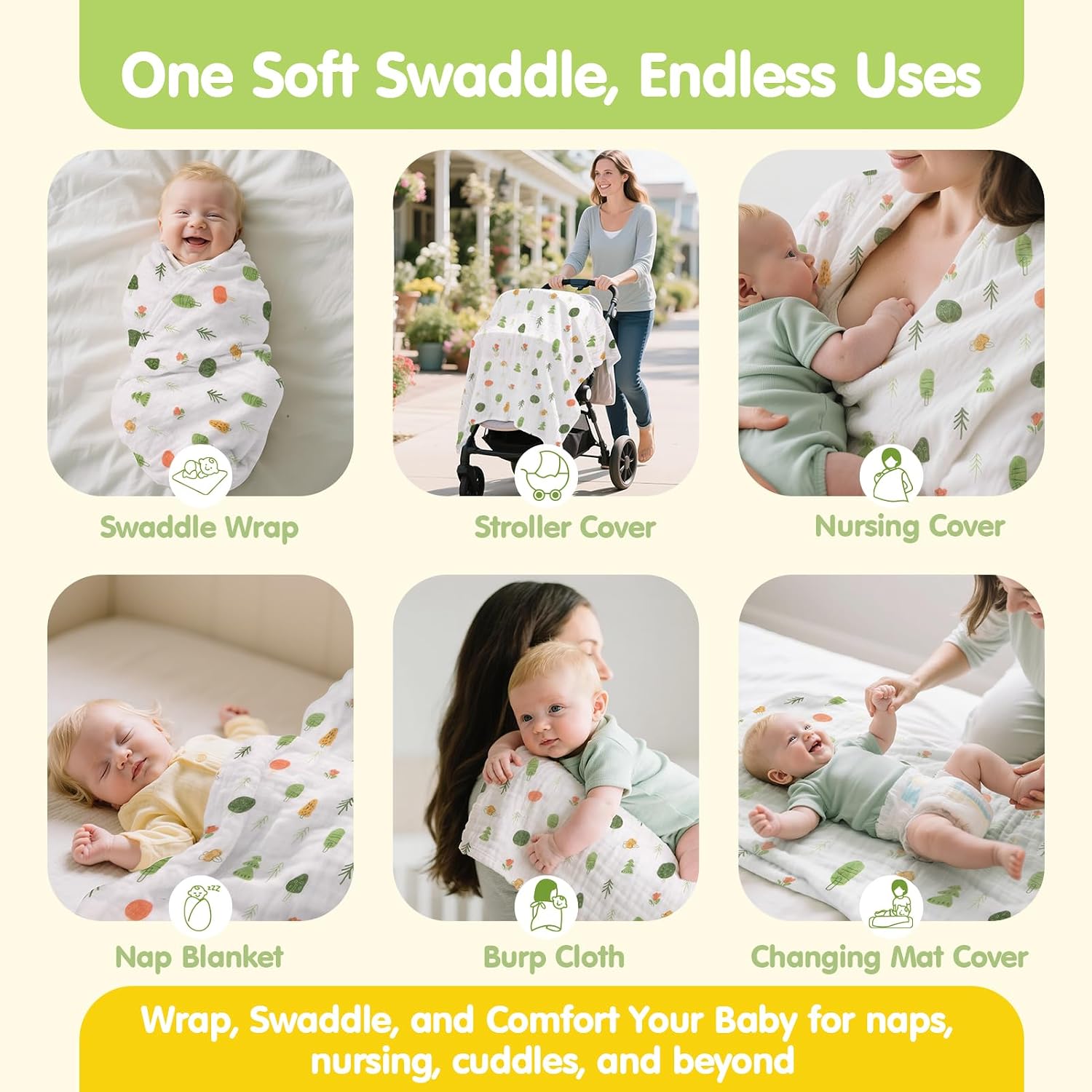 hahaland 9-Piece Baby Gift, Baby Gifts for Birth Girl Boy – Bild 7