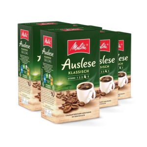 Melitta Auslese Classic, Filter Coffee, Strength 4/5, 6 x 500 g, Item Form