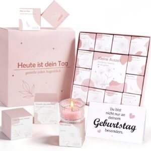 Gifts for Women Scented Candles Gift Set 12 Pieces – Hidden Message Appears When Burning, Birthday Gift for Women, Mother’s Day Gifts for Mum, Best Friend Gift