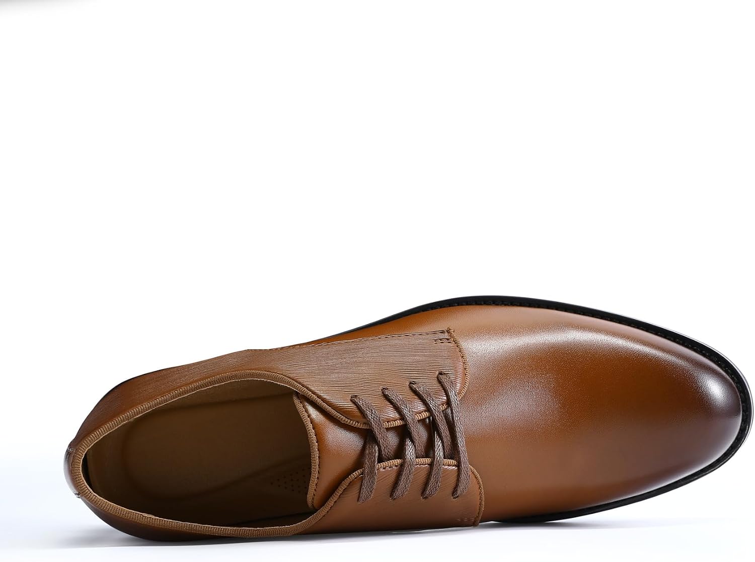 Allthemen Men's Dress Shoes Modern Lace-Up Leather Business Shoes Derby Lace Leather Shoes – Bild 5