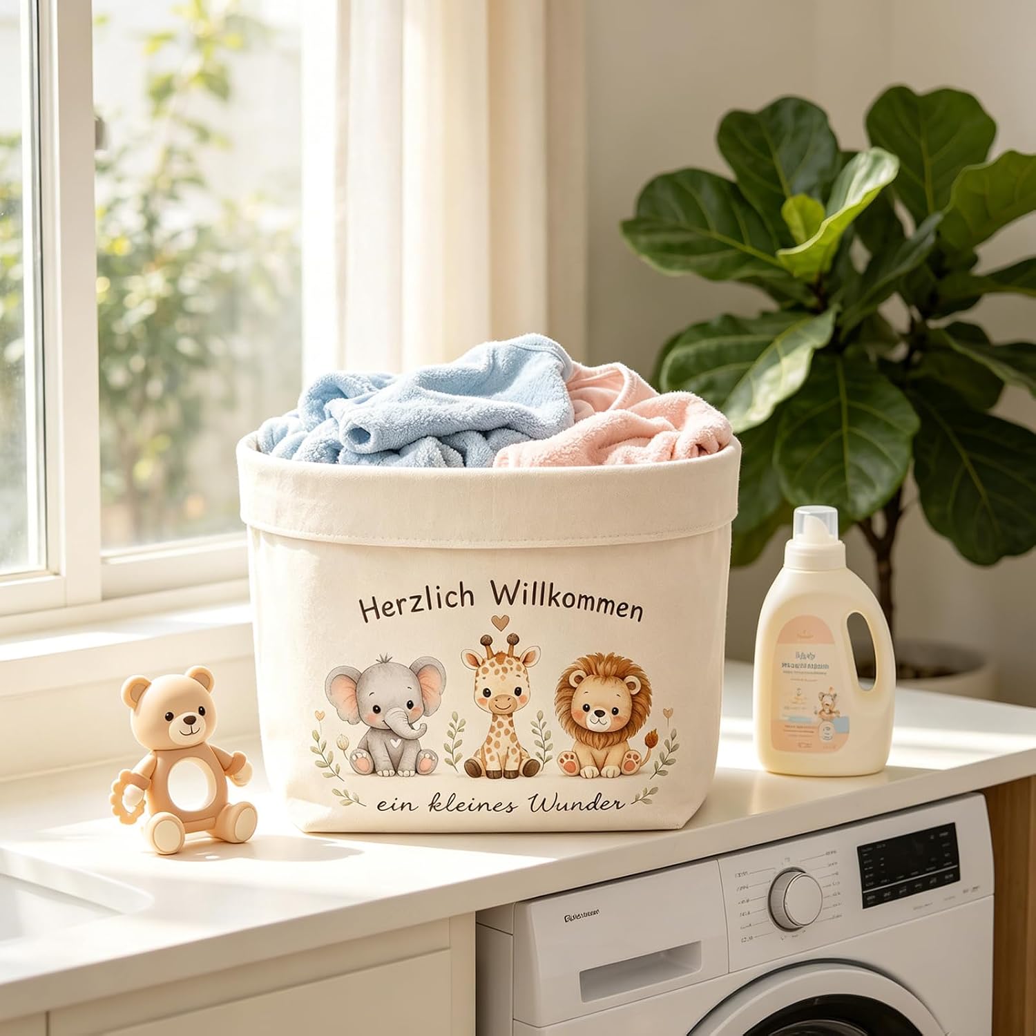 Baby Gift Girl Boy Animal Storage Bag – Bild 5