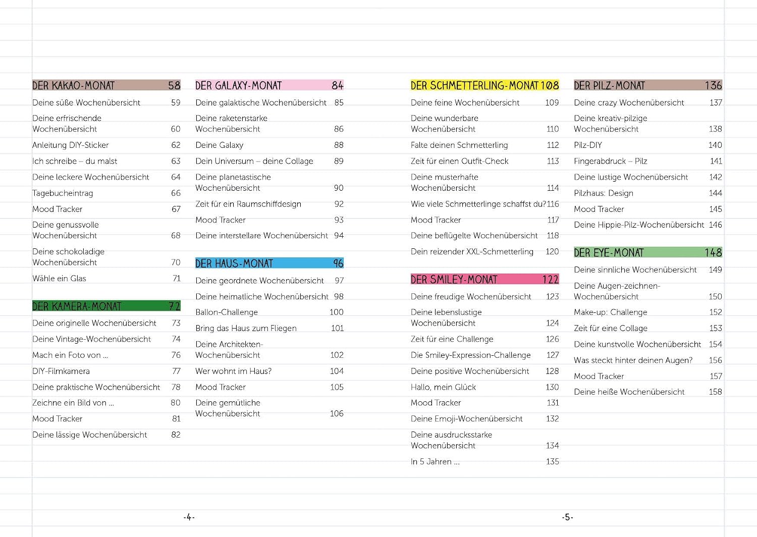 Das reizend kreative Bullet Journal - vom TikTok-Star jessiebluegrey - Bring dein Leben endlich unter Kontrolle: Mit 52 Wochenübersichten und über 50 kreativen Mitmachseiten – Bild 3