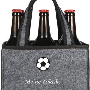 Men’s Handbag Beer, Funny Beer Gifts for Men, Men’s Gifts Birthday, Father’s Day Gift for Dad, Birthday Gift for Men, Grandpa, Dad, Football., M, Classic