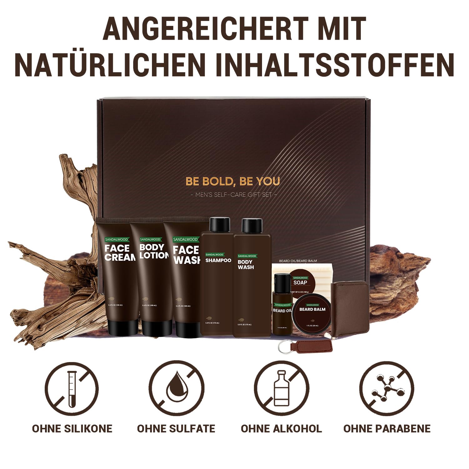 Gifts for Men - Body & Earth Care Set for Men 10 Pieces – Bild 4