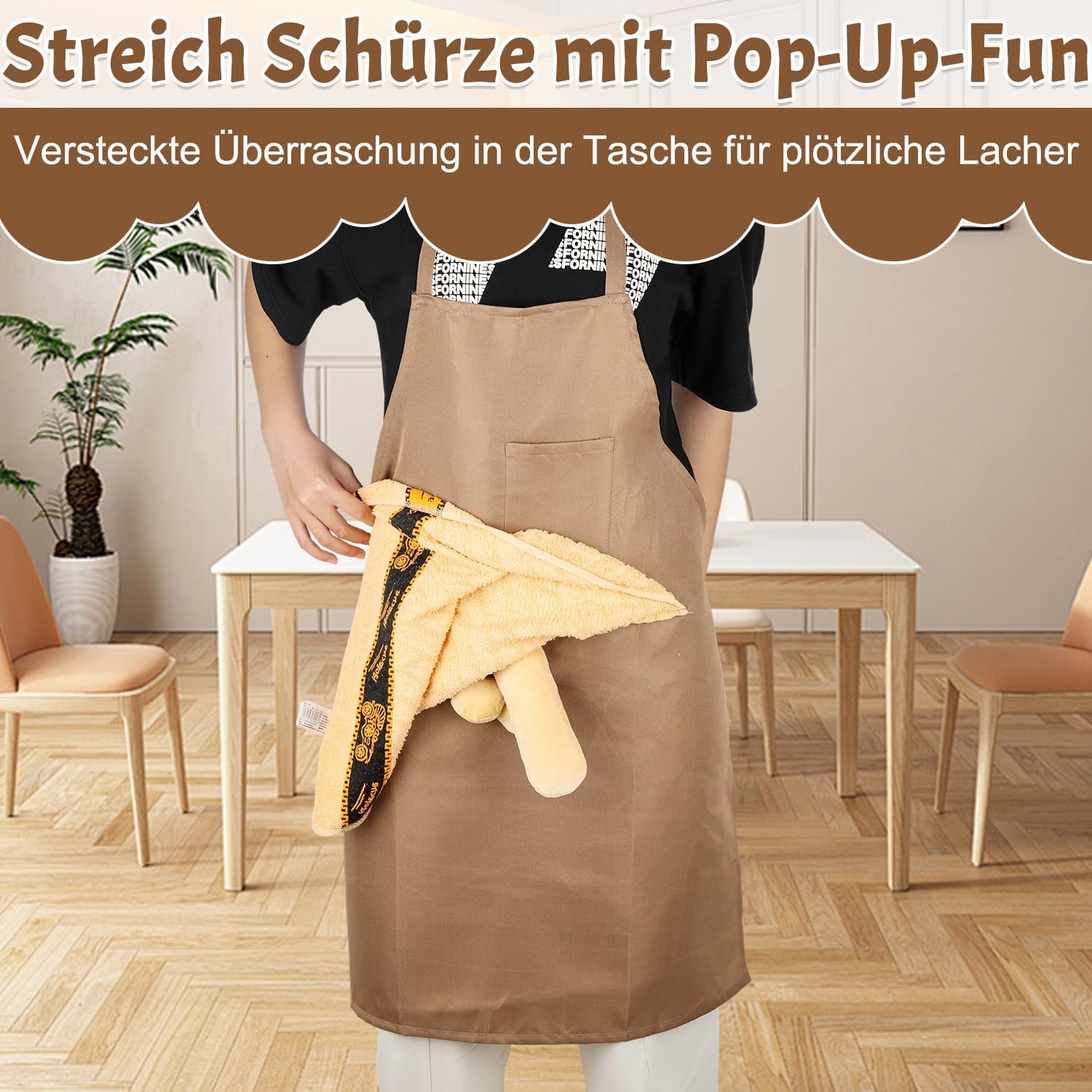 Hidden Cooking Apron Prank Apron with Hidden Surprise – Bild 3