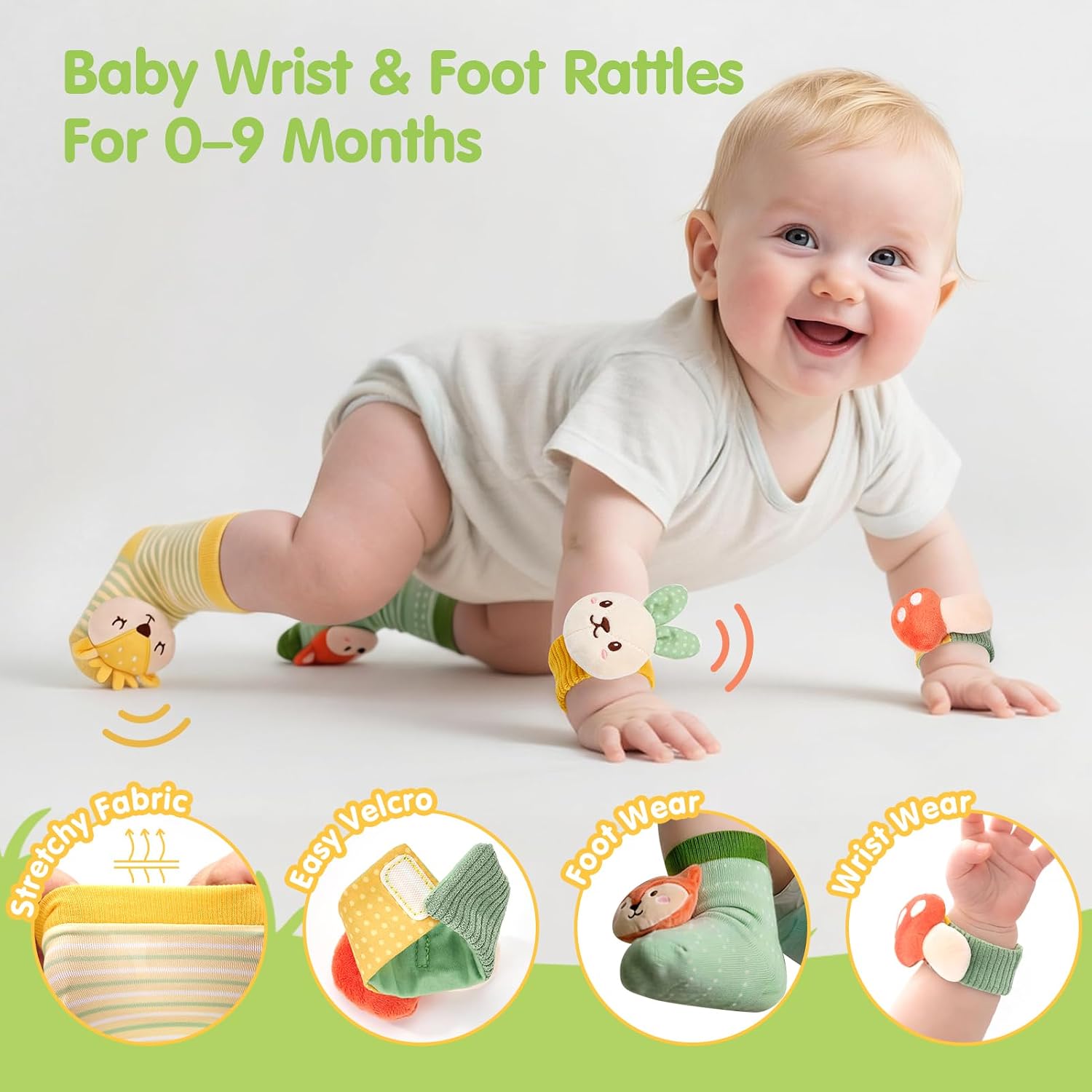hahaland 9-Piece Baby Gift, Baby Gifts for Birth Girl Boy – Bild 5