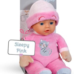 Baby Born for Babies Sleepy Pink 30 cm Rag Doll with Rattle