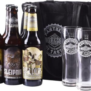 Wacken Brauerei Beer Picnic 6 x 0.33 Bottles, 2 x Glasses, 1 x Bag