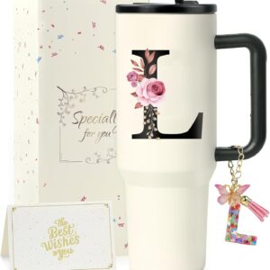 ZIOISNM A-Z Personalised Gift for Women, 1.2L Insulated Mug