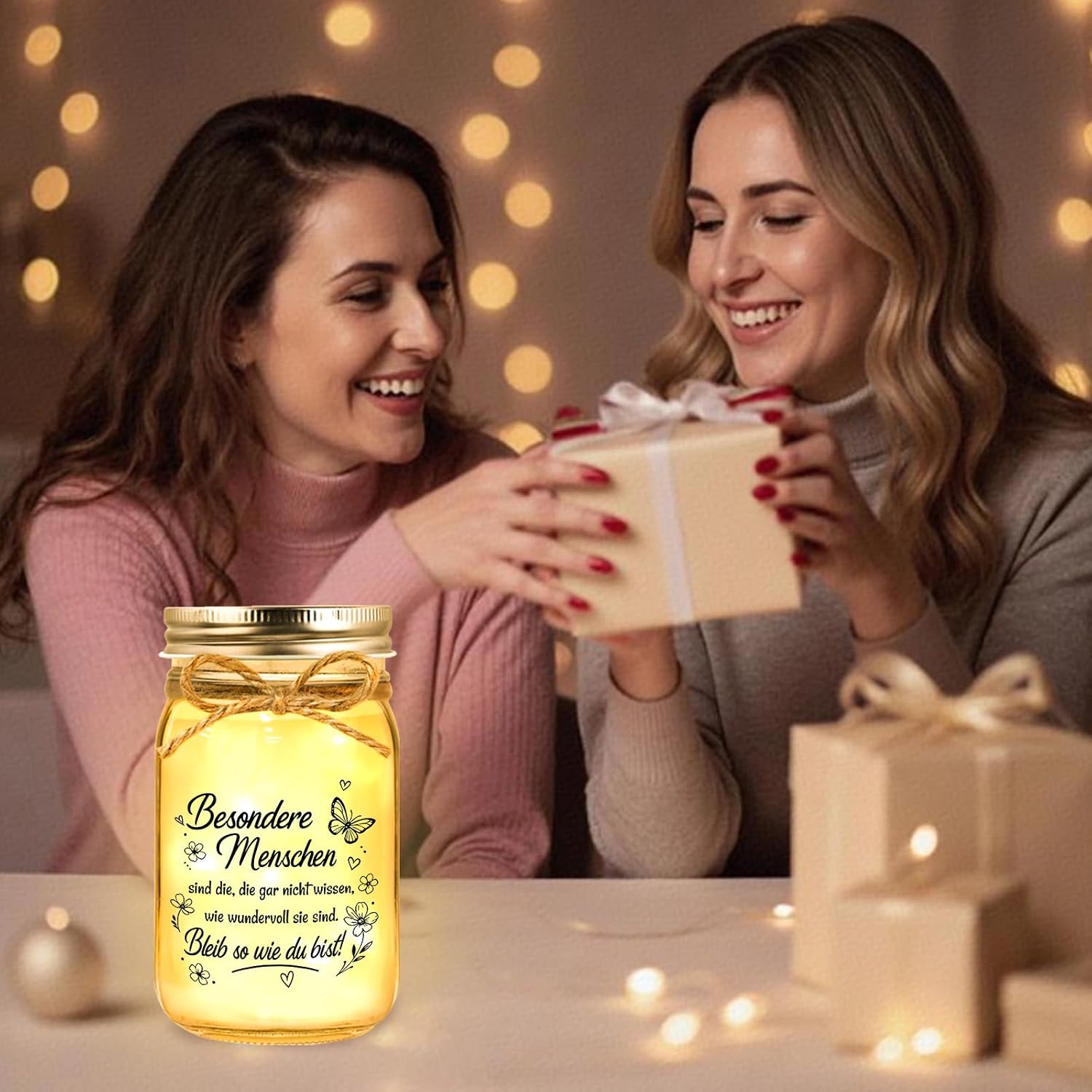 Gifts for Women Birthday, LED Bottle Light – Bild 5