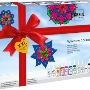 Hobby Line 42849 Window Colour Glass Design Set XXL, A, multi-coloured