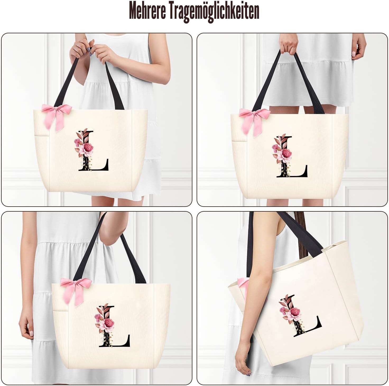 Vavabox Women's A-Z Handbag with Letter - Gifts for Women – Bild 5