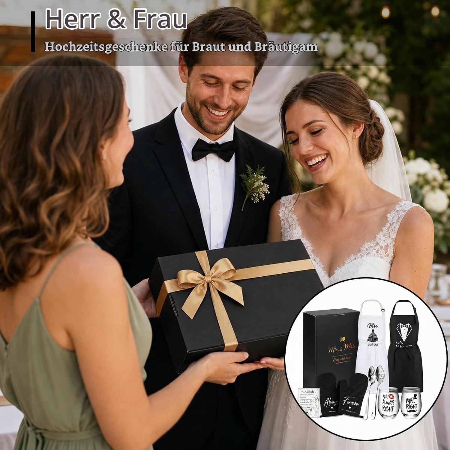 10-Piece Wedding Gifts for Newlyweds, Mr and Mrs Gifts – Bild 7