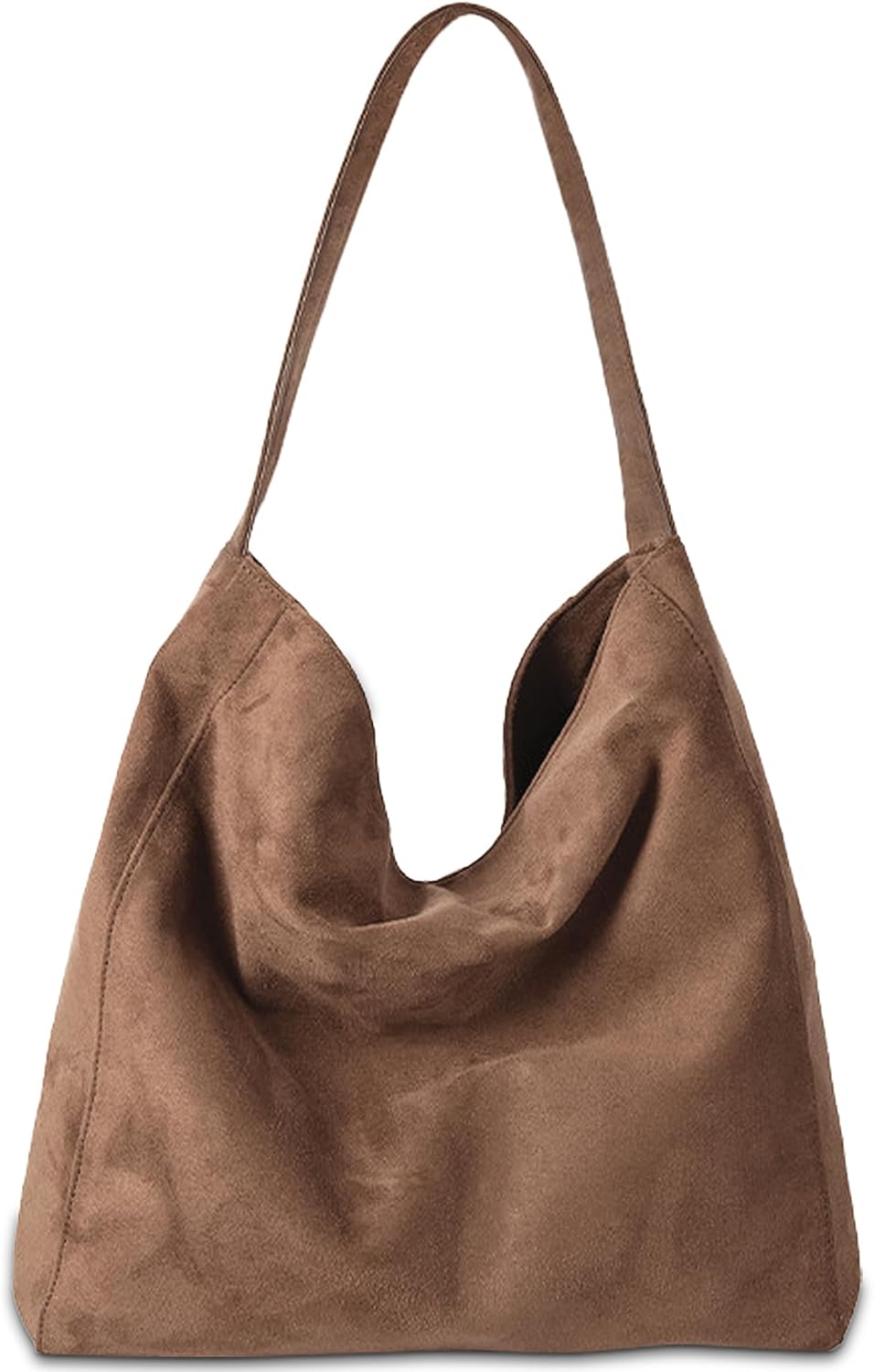 Women's Large Shopper Handbag Suede Shoulder Bag