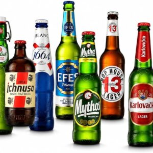 Europe Beer Gift Set – 12 International Beers from 12 Countries – Premium Beer Box with Specialities from France, Italy, Spain, Germany & More – Beer Tasting Set & Gift