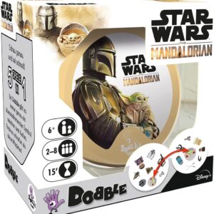 Asmodee, Dobble Star Wars: The Mandalorian, Fast-paced Family Game, German