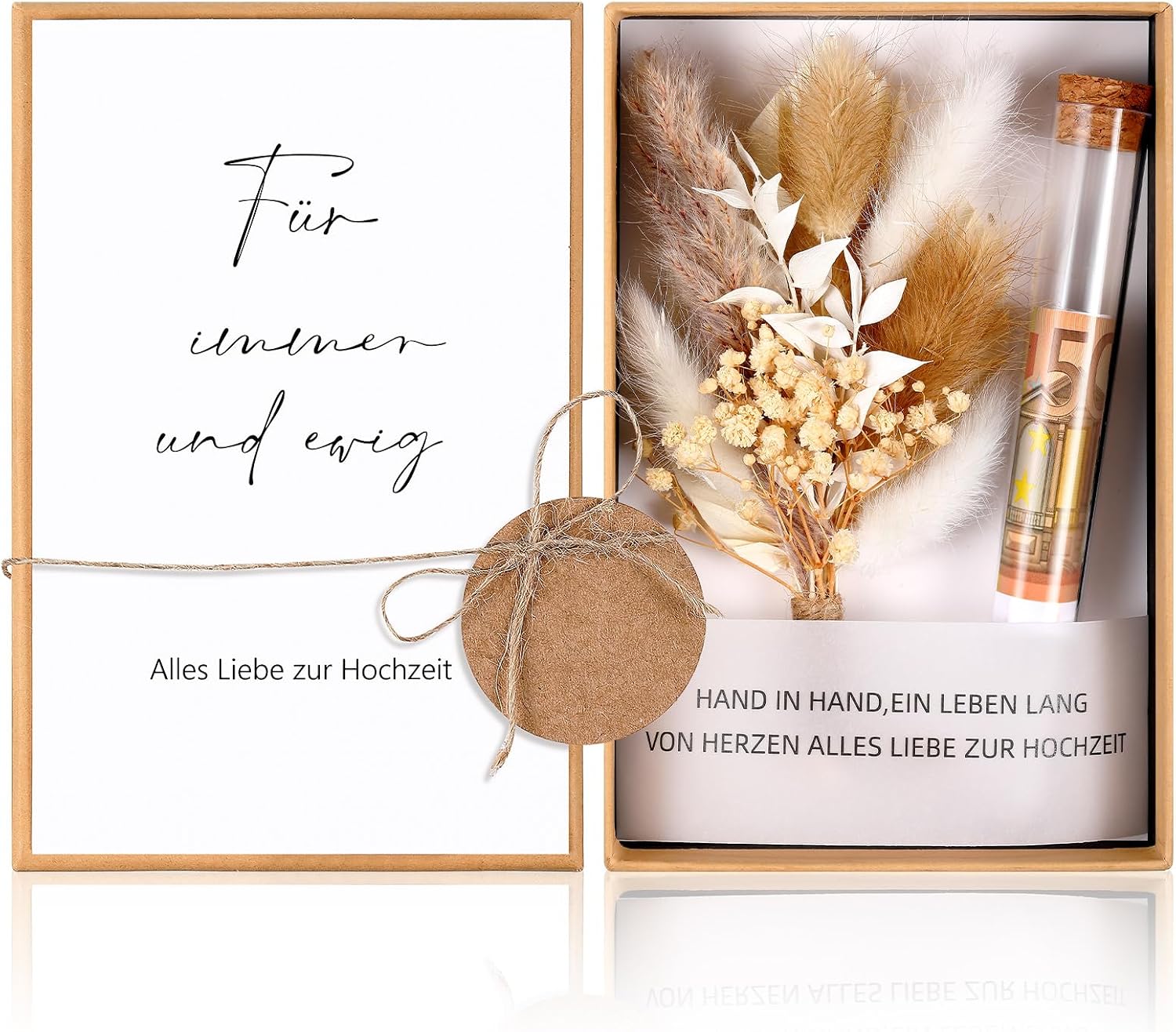 Hestya Wedding Gifts for Bride and Groom, Money Gift, Wedding, Forever