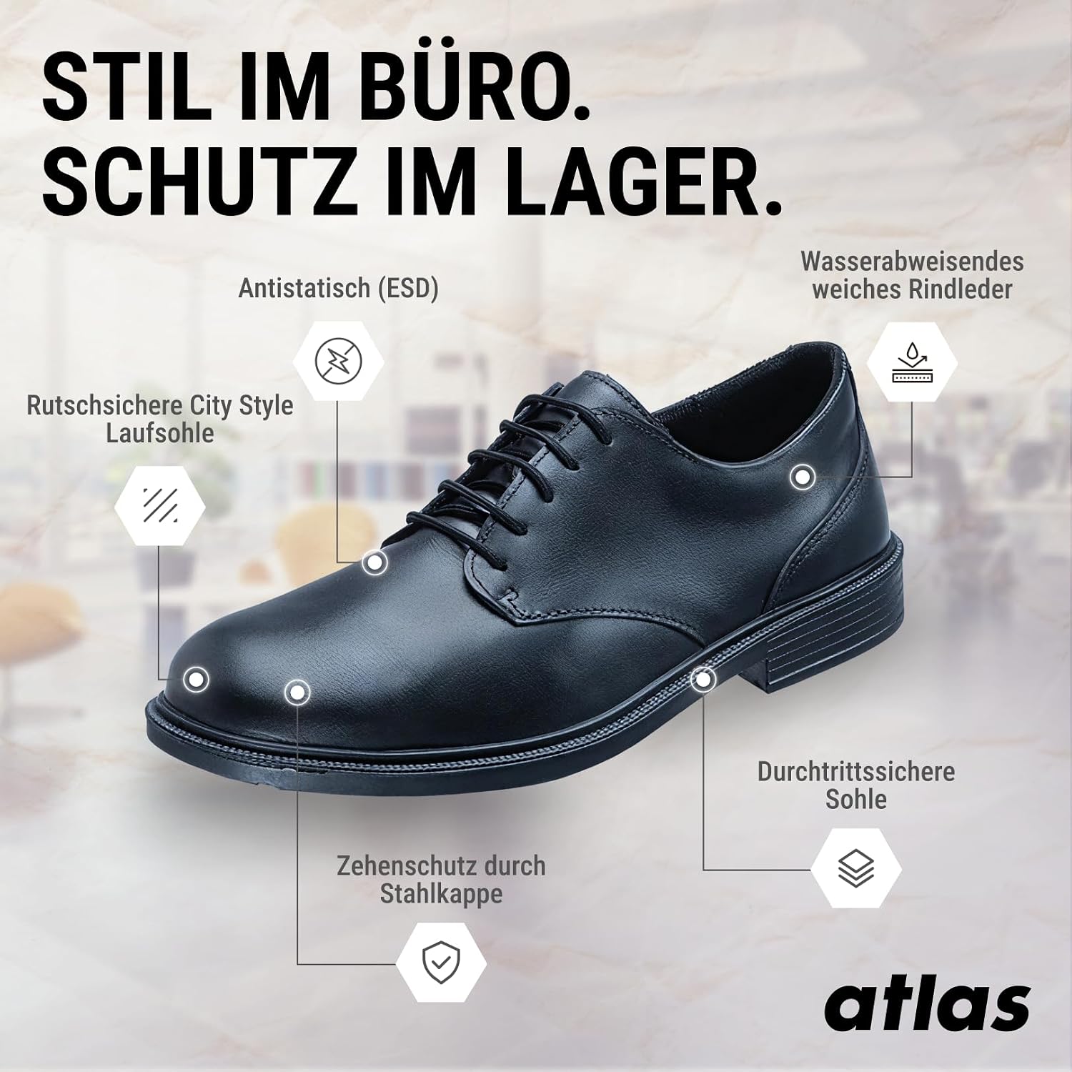 Atlas Flash 5405 XP | ESD EN ISO 20345 S3 SRC W10 – Bild 2