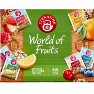 Teekanne World of Fruits Fruit Tea Selection Box 6 Flavours 5 Tea Bags