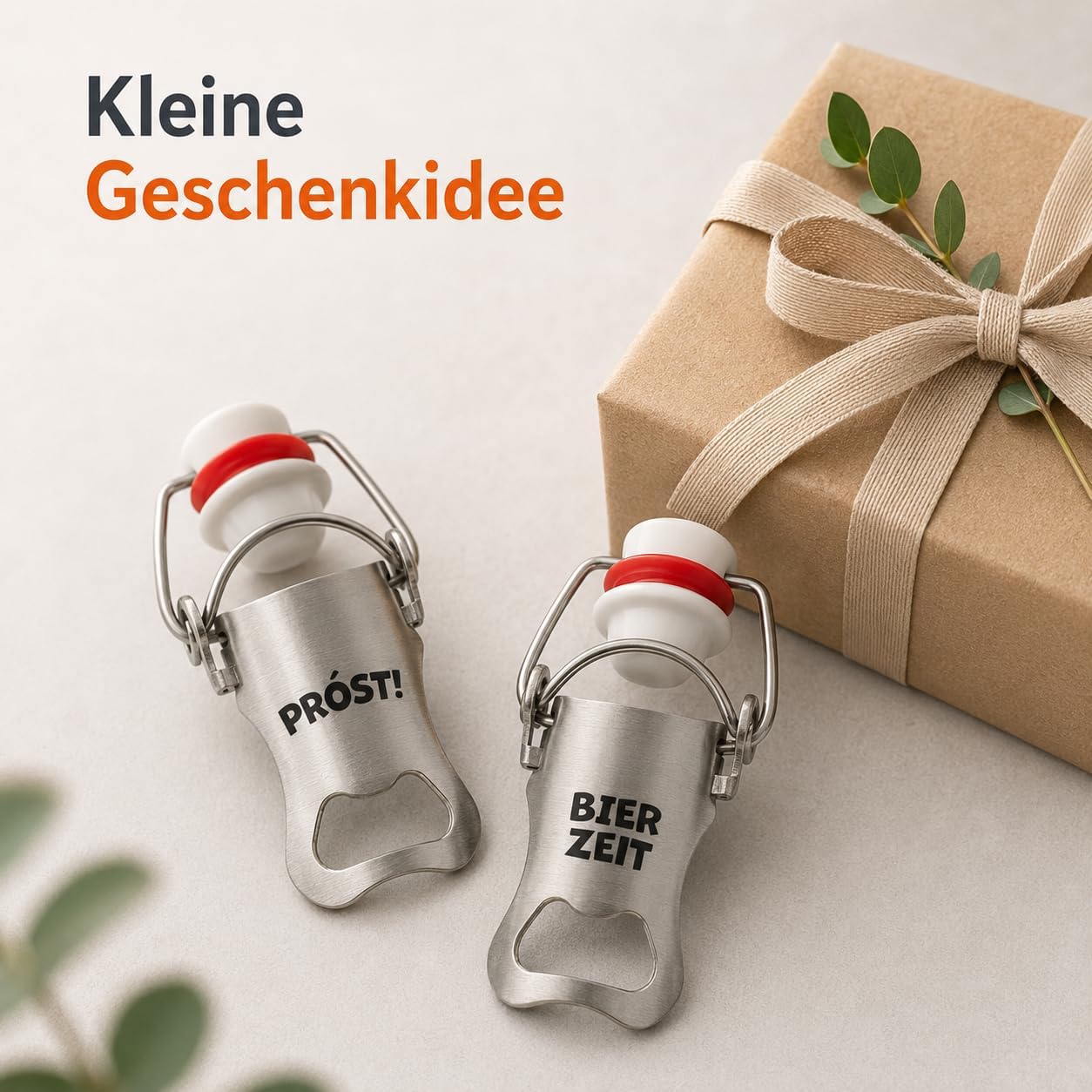 MIJOMA Bottle Stopper with Opener, Set of 2 Cheers & Beer Time – Bild 7