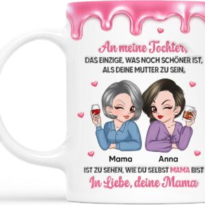 Personalised Mug – An meine Tochter, Das Einzige Was Besser Ist Dich als Mama Zu Haben – Gifts for Mum, Best Grandma Mug, Mother’s Day Gifts (Model #1)