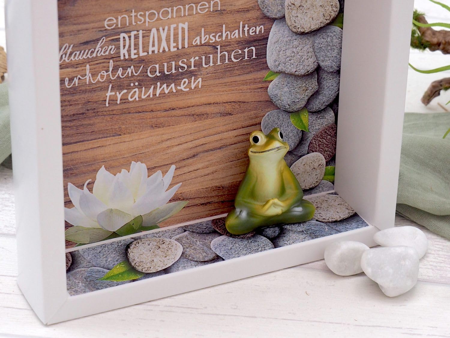 ZauberDeko Money Gift Packaging Wellness Relaxation Massage Yoga Frog Voucher Energy Frog Gift – Bild 6