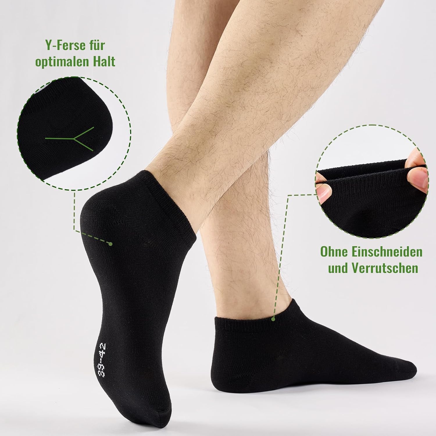 Bamboo Sneaker Socks Men Women 10/20 Pairs - Sneaker Socks – Bild 4