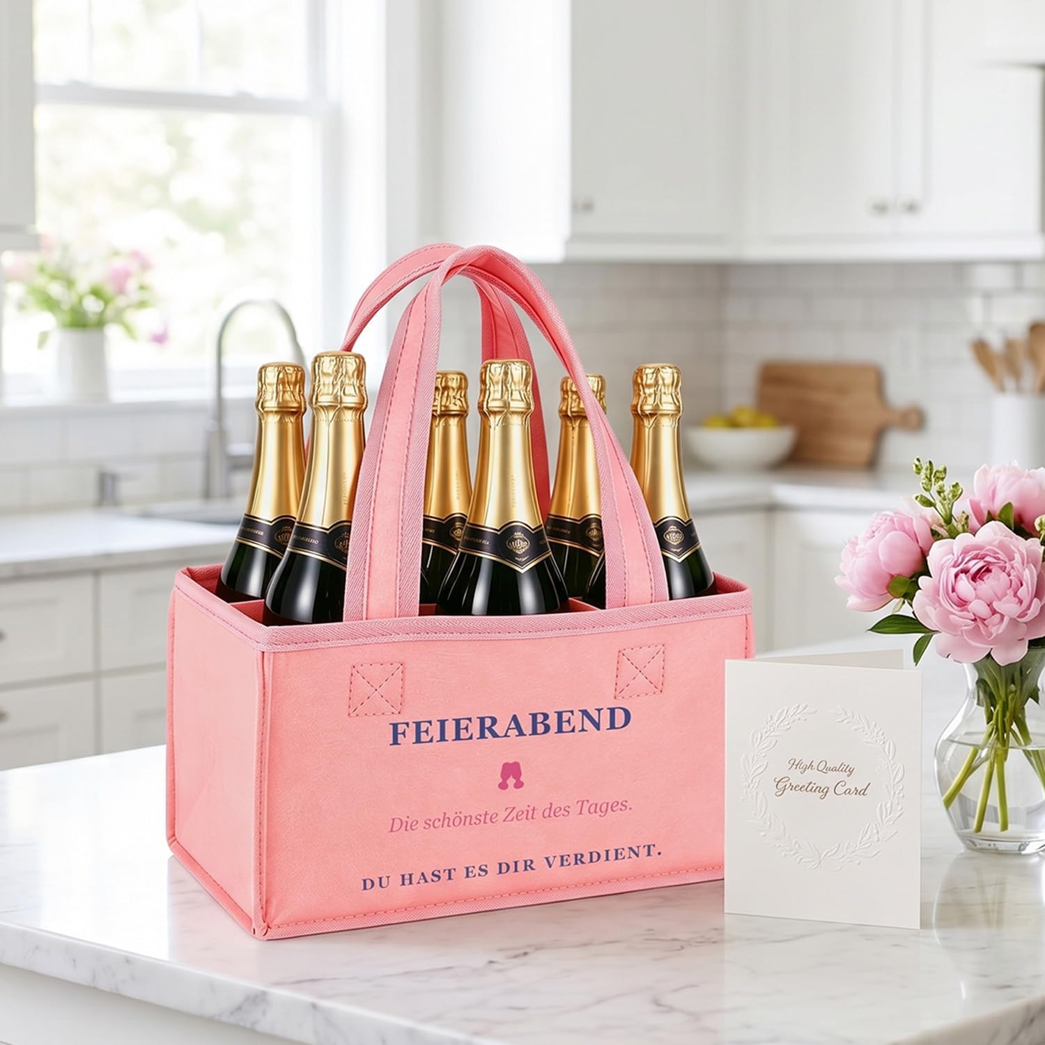 Gift Women's Handbag Beer for Women Gifts, Funny Gift Set Women, 30 40 50 60th Birthday Gift Set, Birthday Gift for Mum, Mother, Aunt, Neighbour, Teacher, Colleague, Work evening, Funny – Bild 6