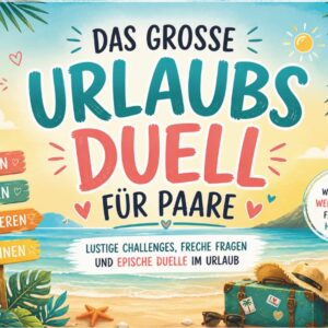 Urlaubsduell für Paare: 30 persönliche Duelle, Fragen, Challenges und Rätsel für Paare | Gemeinsam lachen, knobeln, diskutieren und eure Beziehung stärken | Perfekt für Urlaub, Reisen und Date Nights