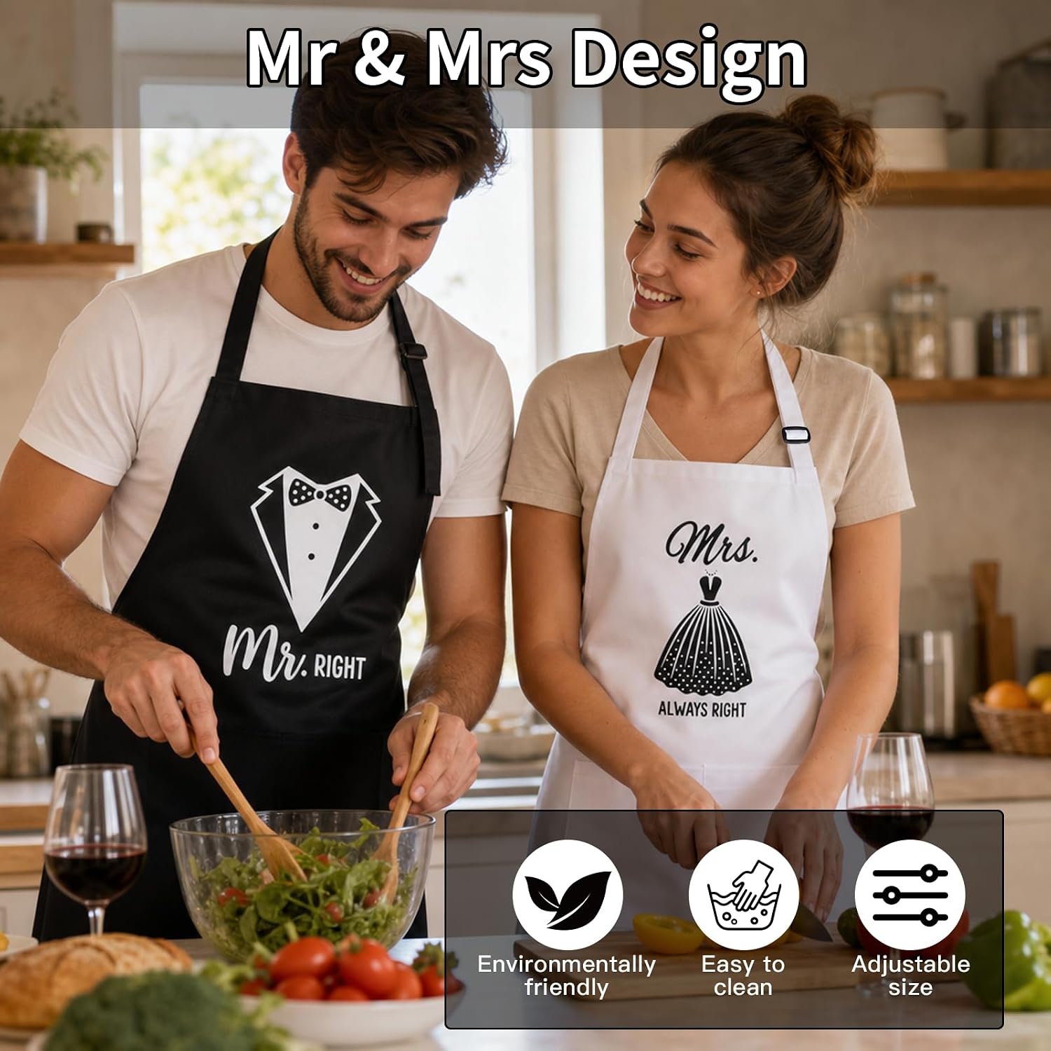 10-Piece Wedding Gifts for Newlyweds, Mr and Mrs Gifts – Bild 3