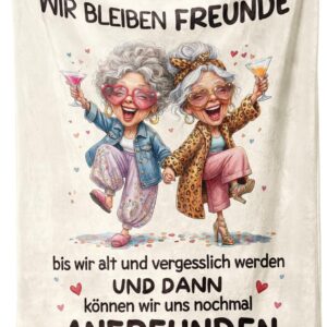 Juratar Best Friend Gifts – Funny BFF Blanket Girlfriend Gift