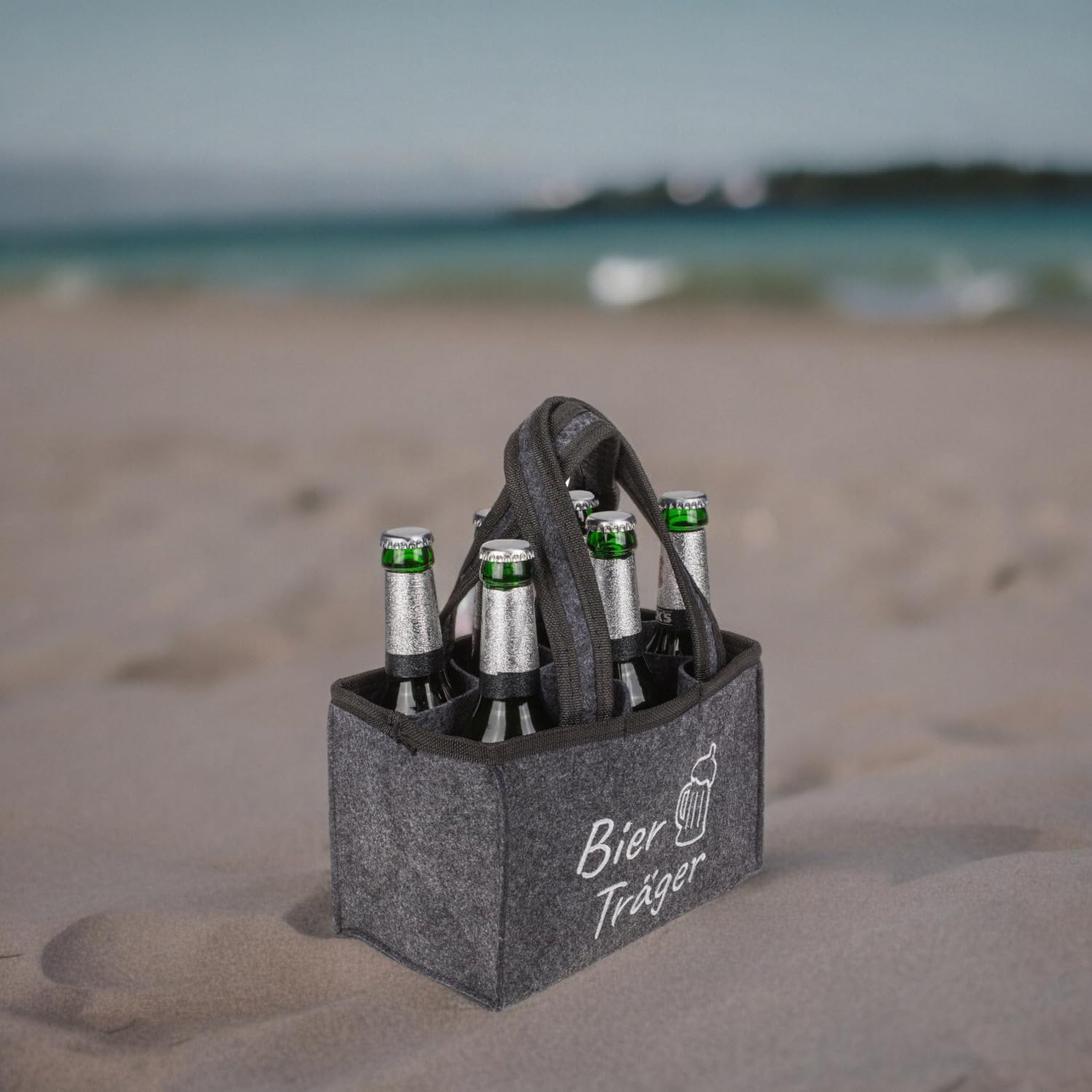 Out of the Blue Beer Carrier Bottle Carrier for 6 Bottles – Bild 4