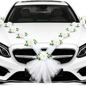 Car Decoration Wedding Bonnet Wedding Decoration Car with 11 Roses