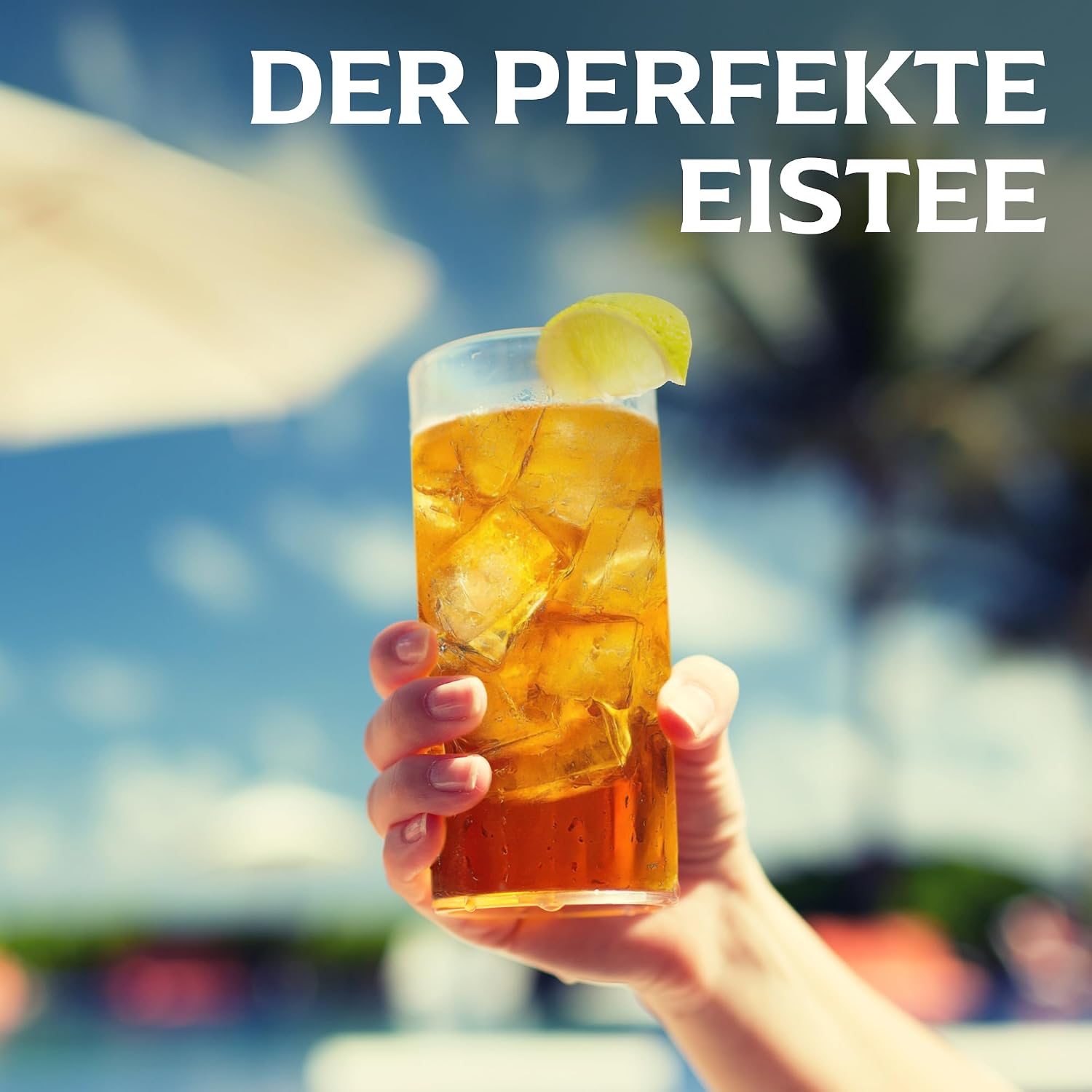 Lipton Iced Tea Powder Set, "Mango", for 18 L Instant Ice Tea, Drink Powder for Mixing, 18 x Sachets, Make Iced Tea Yourself – Bild 2