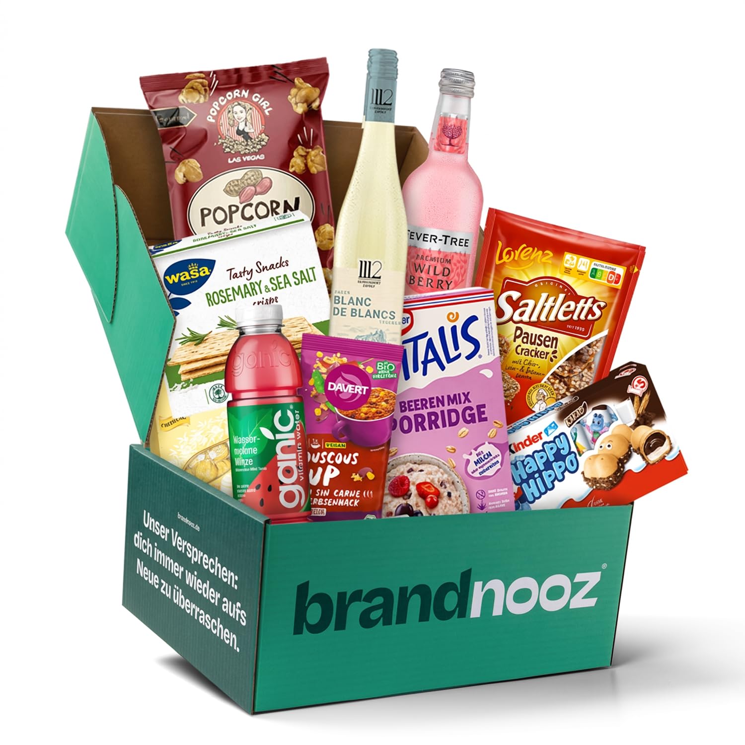 Brandnooz Birthday Box | Gift Box with Snacks & Branded Products