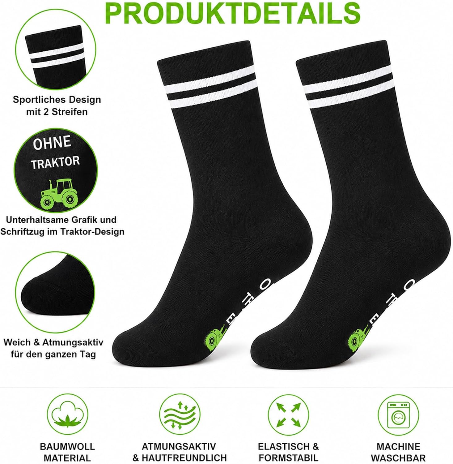 Beer Socks Men EU 39-46, Funny Socks Men with Saying, Beer Mode Activated, Beer Gift for Men, Dad, Boyfriend, Husband, Beer Lovers – Bild 4