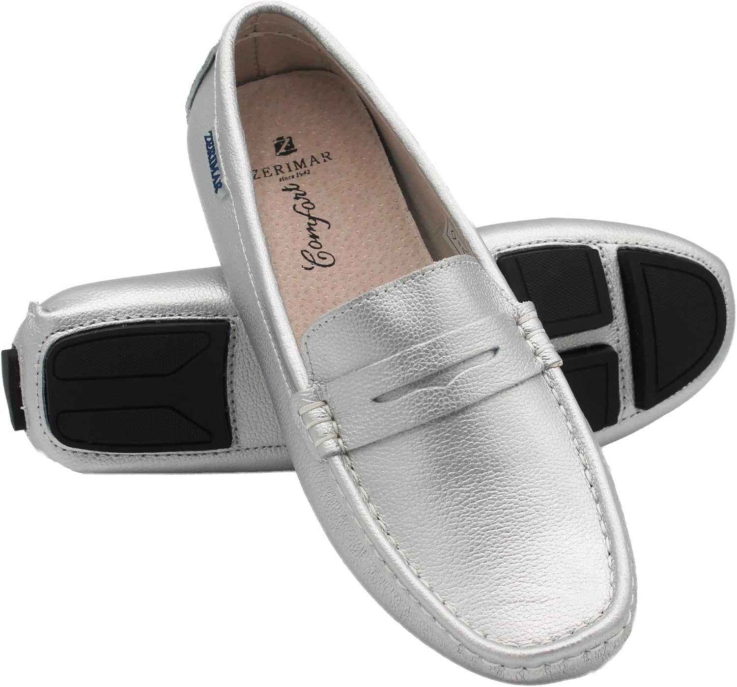 Zerimar Women’s Leather Moccasins Classic Loafers Leather