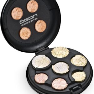 Ögon CD-Black Coin Organizer Metal Purse Black