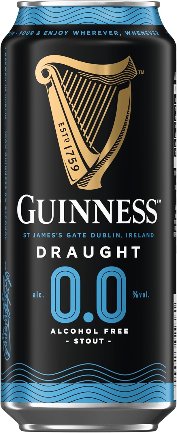 Guinness Draught 0.0 Alcohol Free, Disposable 24 x 0.44 L Tin – Bild 3