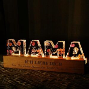 Gifts for Mum, LED Lamp, Night Light, Birthday Gift for Mum, Mother Gifts for Birthday, Christmas, Mother's Day, Birthday Gift, Christmas Gifts for Mother