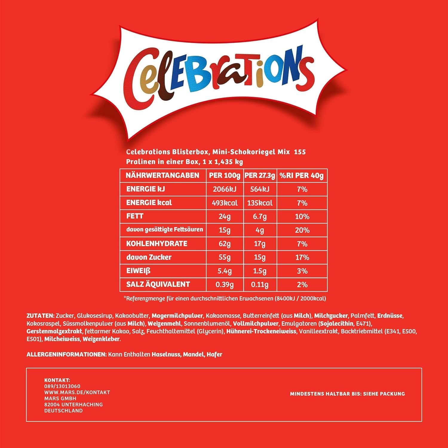 Celebrations Box à 1,5 kg , 1er Pack (1 x 1.5 kg Karton) – Bild 5