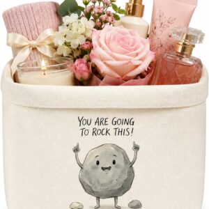 Get Well Gifts Krob, Get Well Gifts Woman Gift Bag with Stone Pattern, Get Well Soon Gift for Women, Cheer Gifts Illness for Friends, Colleagues and Family
