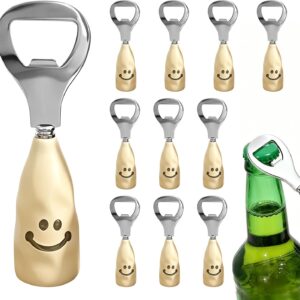 Bottle Opener, Smiley Beer Bottle Opener, Stainless Steel Bottle Opener, Funny Beer Opener for Drinks, Cider, Bar, Home Gadgets, Beer Mortar for Men Gifts, Beer Gifts for Men (A)